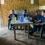 Réunion avec des membres du Congo Schools Project